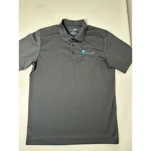 USP Technologies Polo Shirt Uniform Shirt Sleeve Gray Embroidered Logo Size M